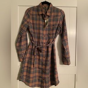 NEW! Toad & Co. long sleeve shirt dress